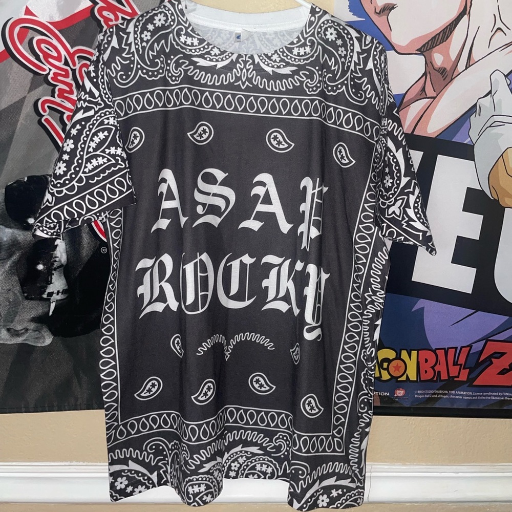 Y2K asap rocky t shirt